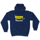 Brown V1 Surname Thing - Funny Hoodies Hoodie