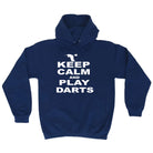 Keep Calm And Play Darts - Funny Hoodies Hoodie