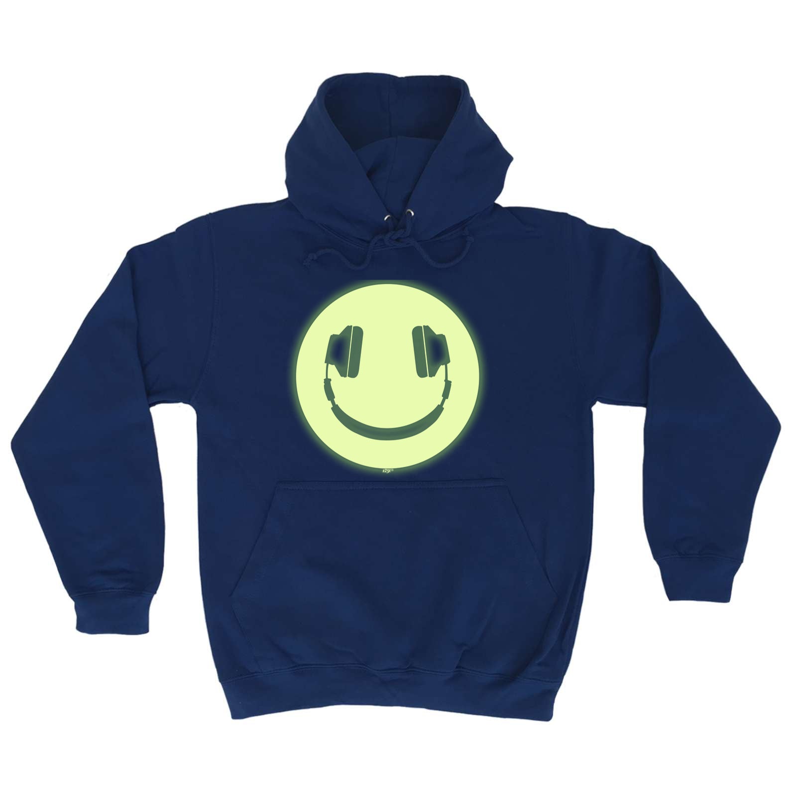 Headphone Smile Glow In The Dark - Funny Hoodies Hoodie