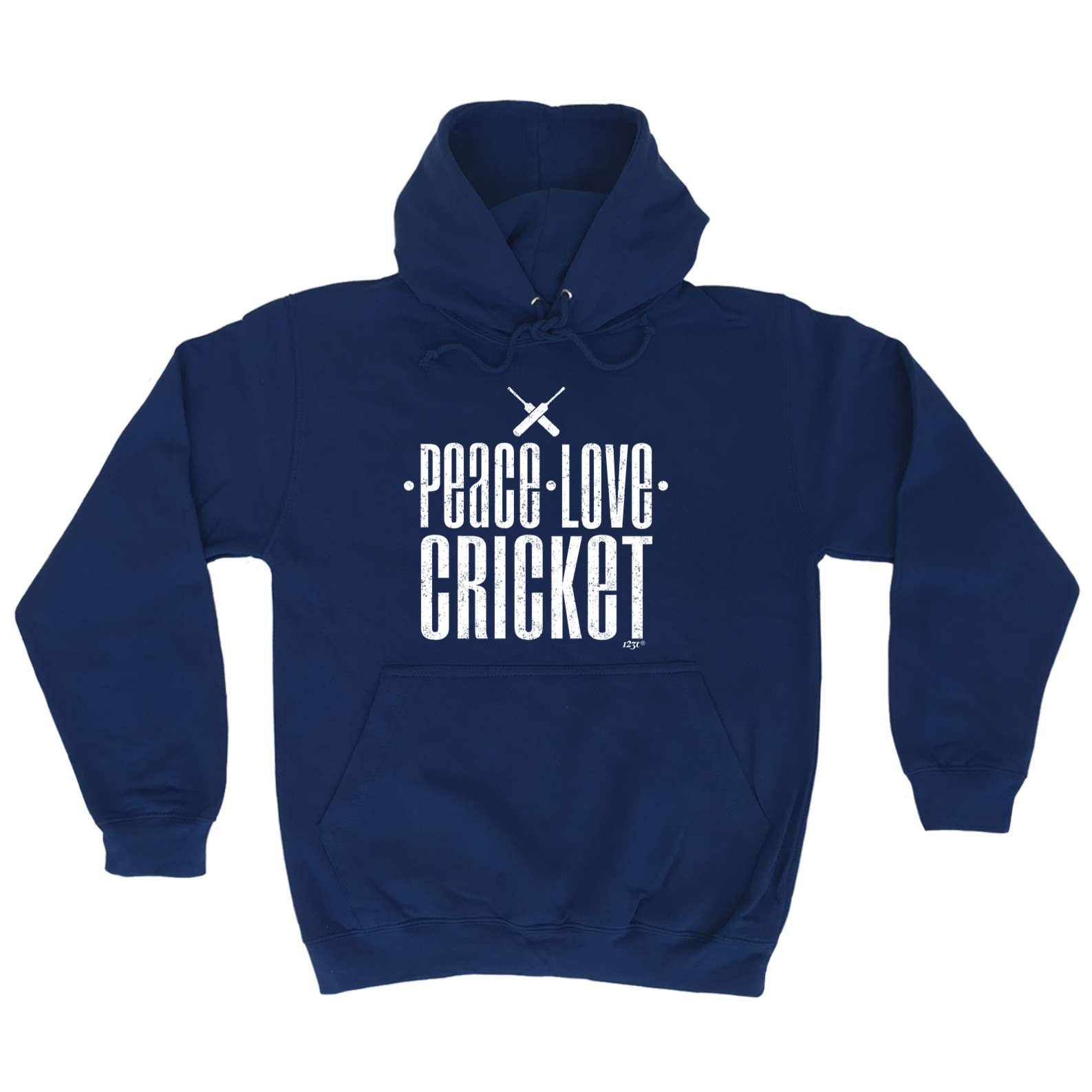 Peace Love Cricket - Funny Hoodies Hoodie