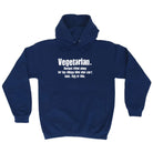 Vegetarian Ancient Tribal Slang - Funny Hoodies Hoodie