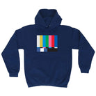 Tv Colour Test Screen - Funny Hoodies Hoodie