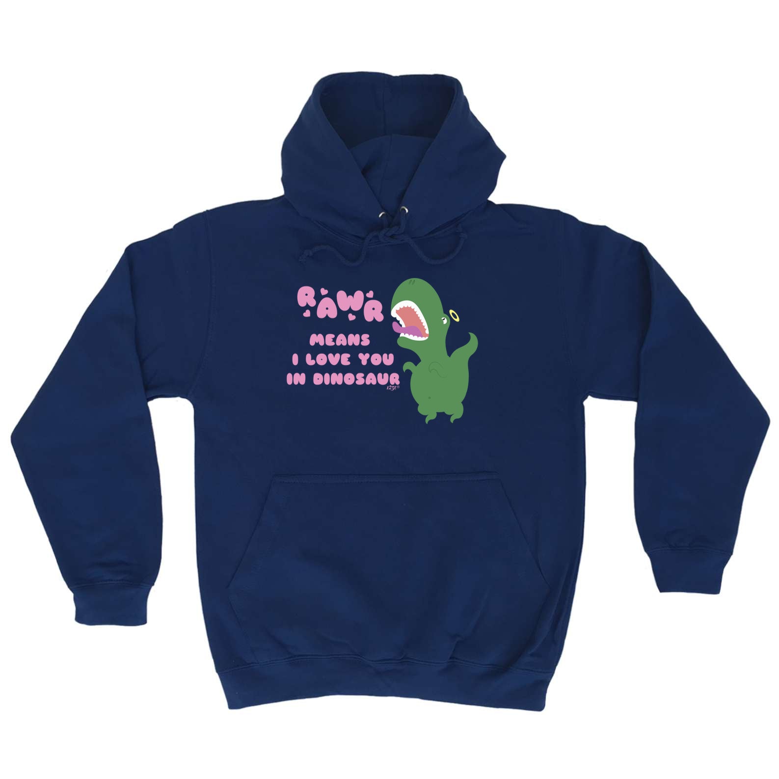 Rawr Means Love You In Dinosaur - Funny Hoodies Hoodie