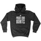Peace Love Darts - Funny Hoodies Hoodie