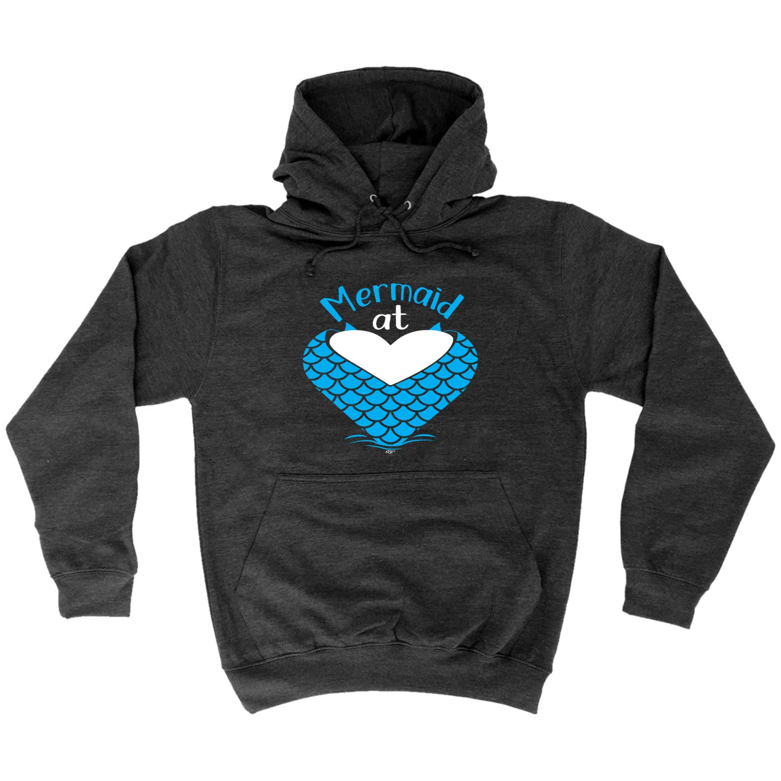 Mermaid At Heart - Funny Hoodies Hoodie