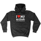 Love My Husband And Yes - Funny Hoodies Hoodie