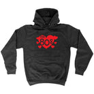 The 80S Red Heart - Funny Hoodies Hoodie