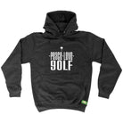 Oob Peace Love Golf - Funny Hoodies Hoodie