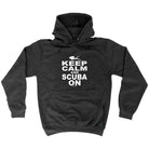 Ow Keep Calm And Scuba On - Funny Hoodies Hoodie