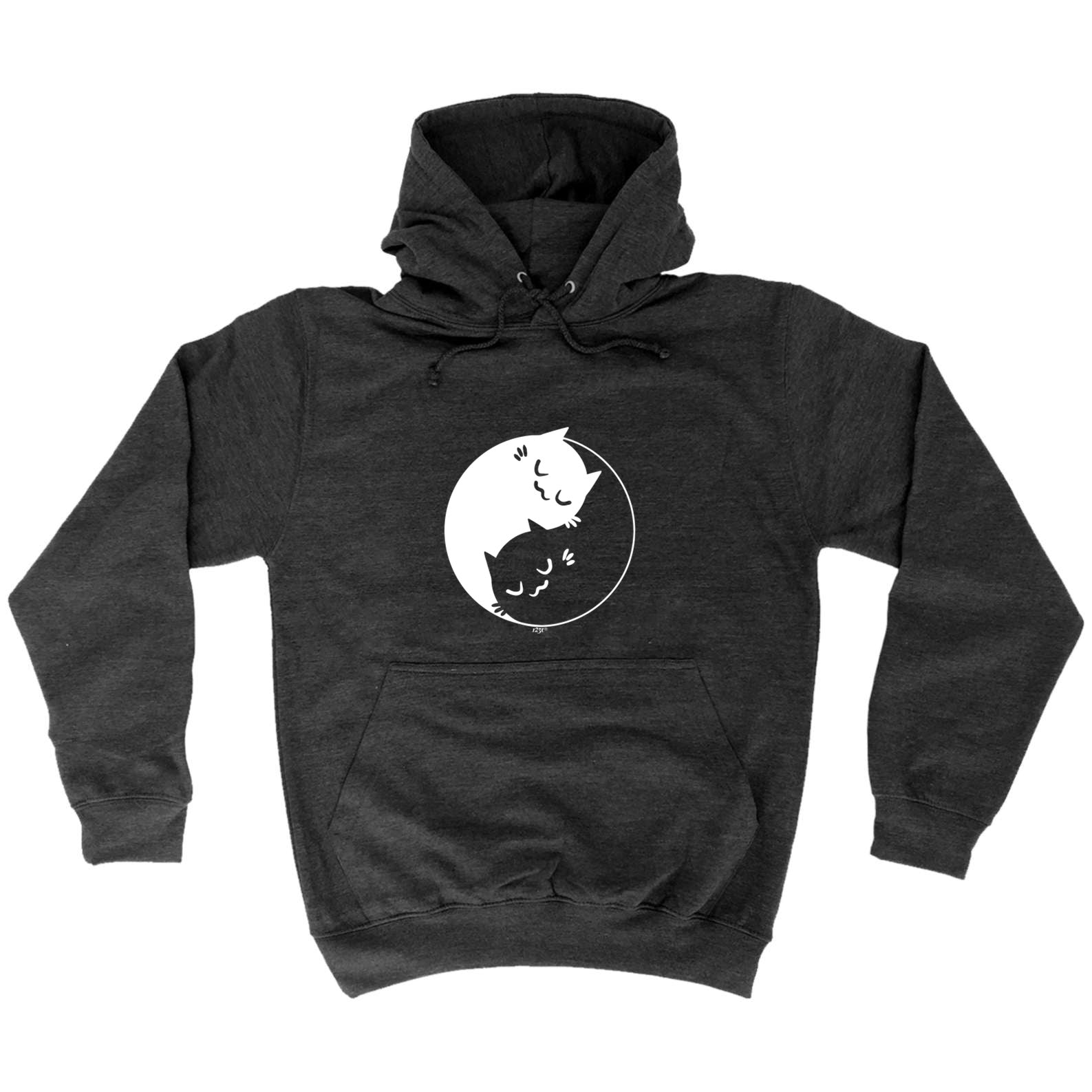 Yin Yang Cat - Funny Hoodies Hoodie