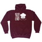 Never Trust A Skinny Chef - Funny Hoodies Hoodie