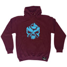 Pm Skull Mountain Blue - Funny Hoodies Hoodie