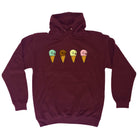 Ice Cream 4 Flavours - Funny Hoodies Hoodie