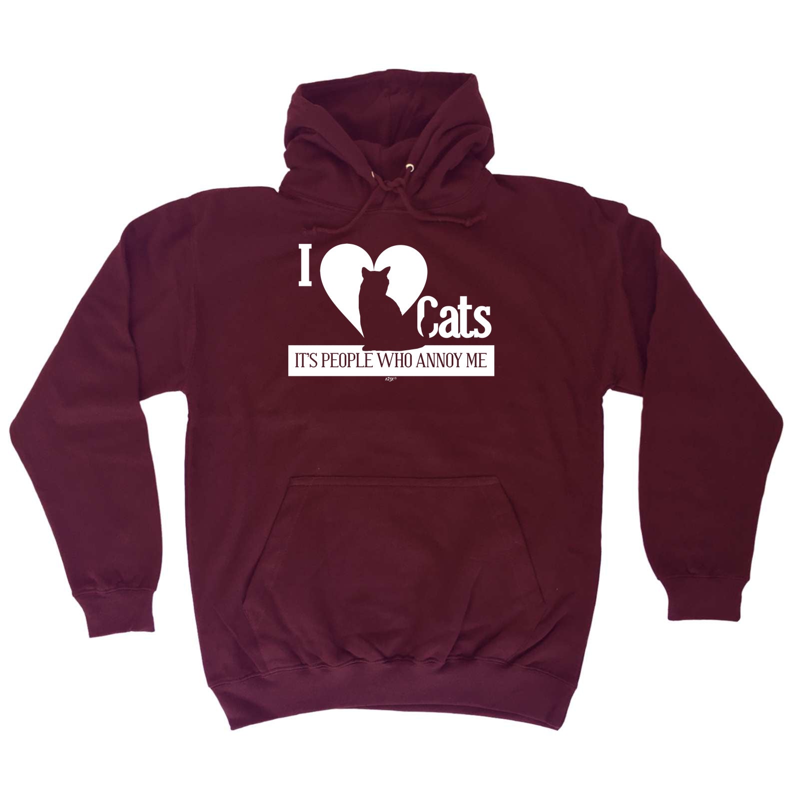 Love Cats Its People Who Annoy Me - Funny Hoodies Hoodie
