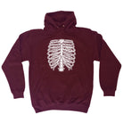Skeleton Ribs Halloween - Funny Hoodies Hoodie