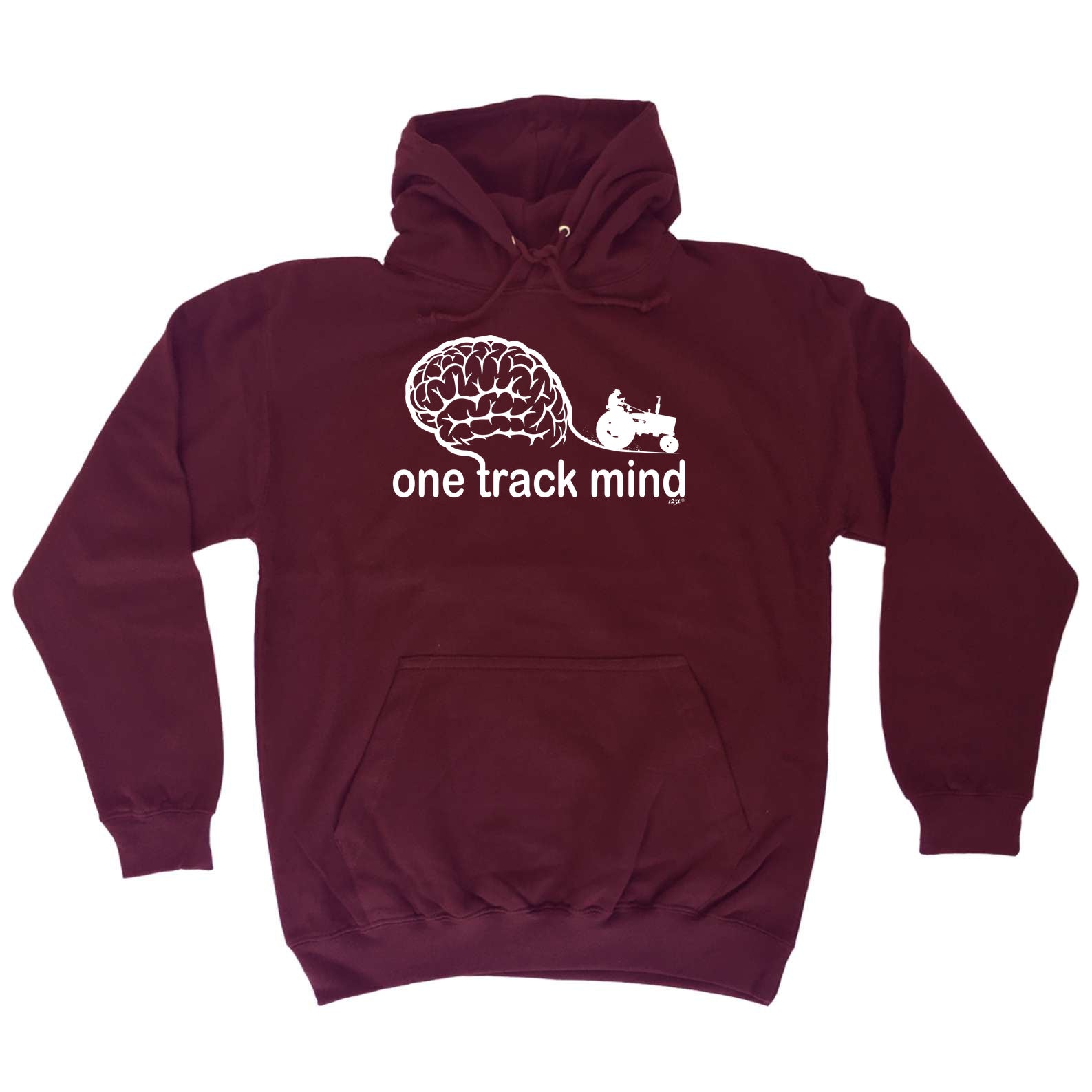 One Track Mind Tractor - Funny Hoodies Hoodie
