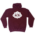 Festival Flower Eye White - Funny Hoodies Hoodie