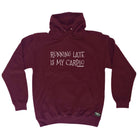 Pb Running Late Is My Cardio - Funny Hoodies Hoodie