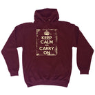 Keep Calm And Carry On Frame - Funny Hoodies Hoodie