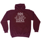 Let Us Pause For A Moment Of Science - Funny Hoodies Hoodie