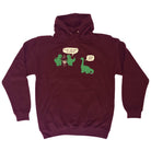 Invited The Herbivore Dinosaur - Funny Hoodies Hoodie