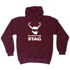 Im With The Stag Solid - Funny Hoodies Hoodie