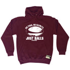 Uau No Pads No Helments Just Balsl - Funny Hoodies Hoodie