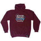 Pm Weekend Forecast Drinking Snowboarding - Funny Hoodies Hoodie