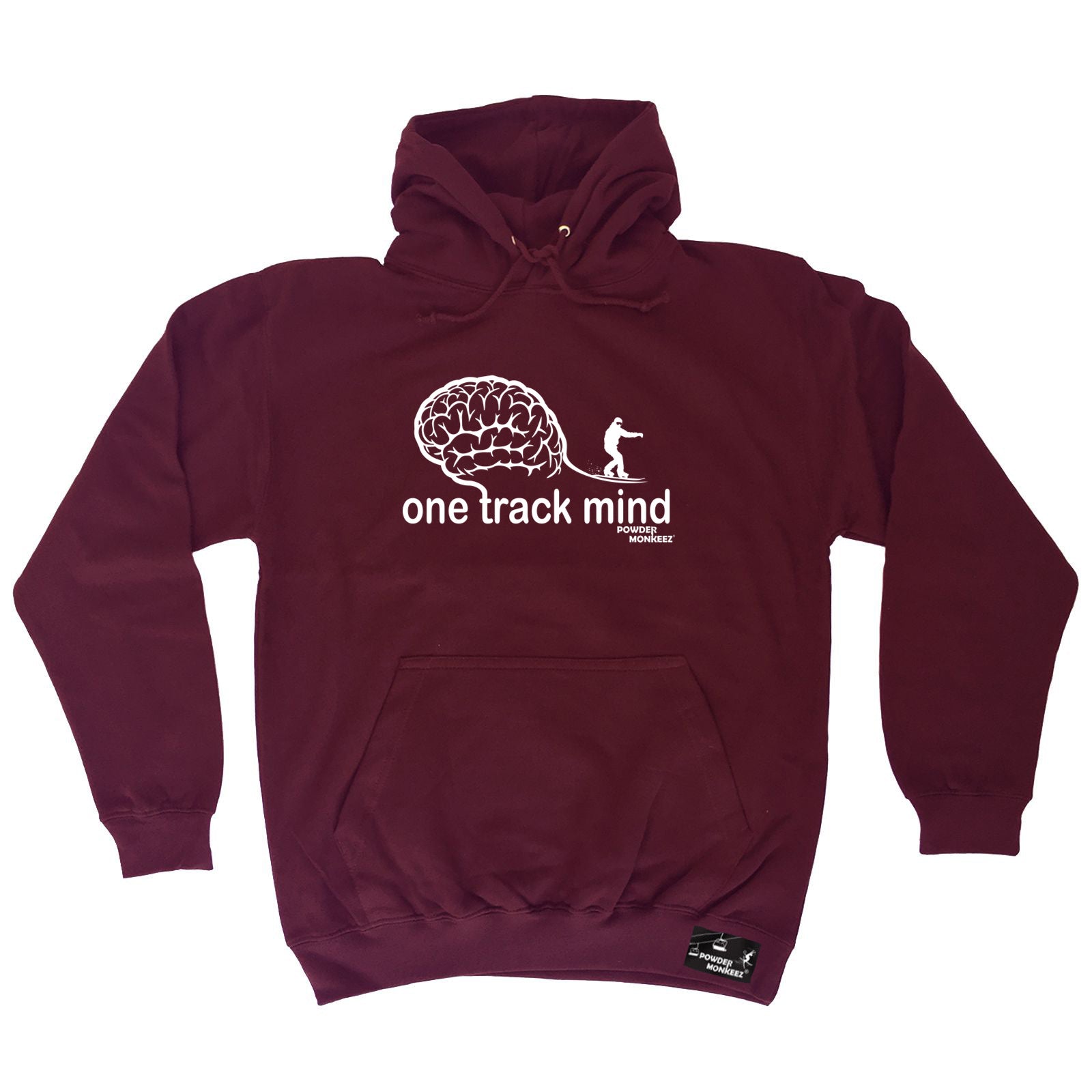 Pm One Track Mind Snowboard - Funny Hoodies Hoodie