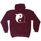 Ow Dolphin Yin Yang - Funny Hoodies Hoodie