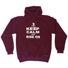 Rltw Keep Calm And Ride On - Funny Hoodies Hoodie