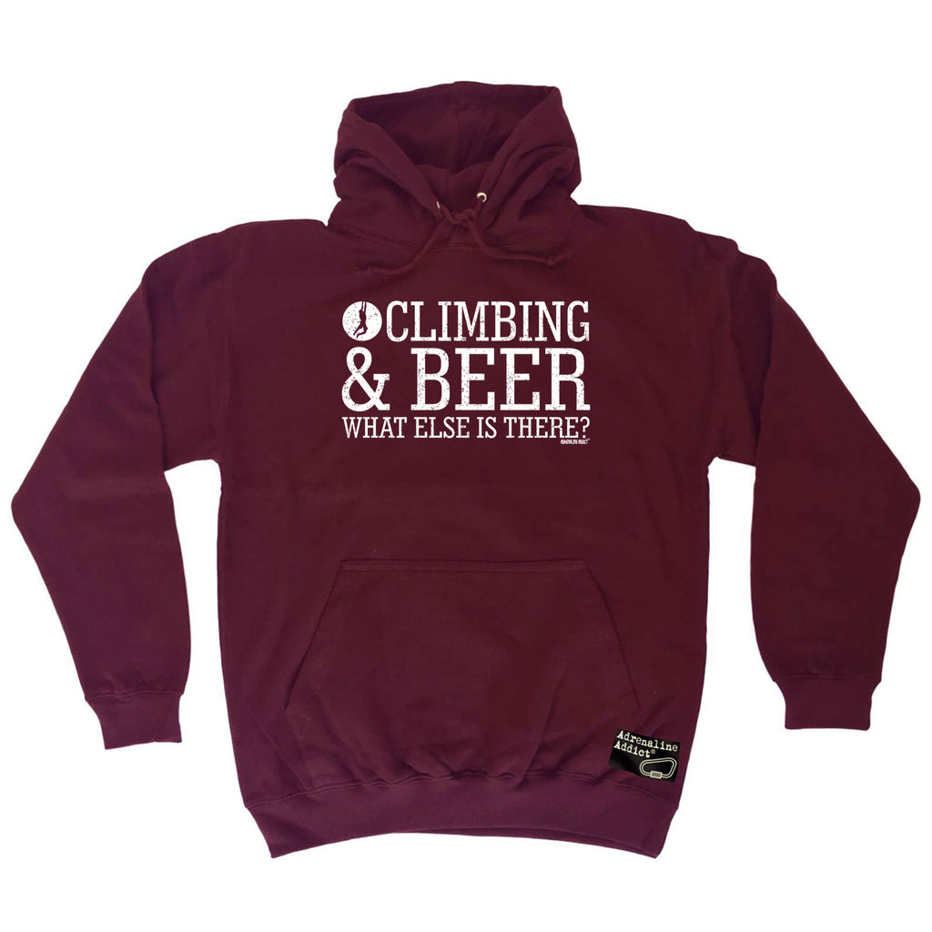 Aa Climbing And Beer What Else Is There - Funny Hoodies Hoodie