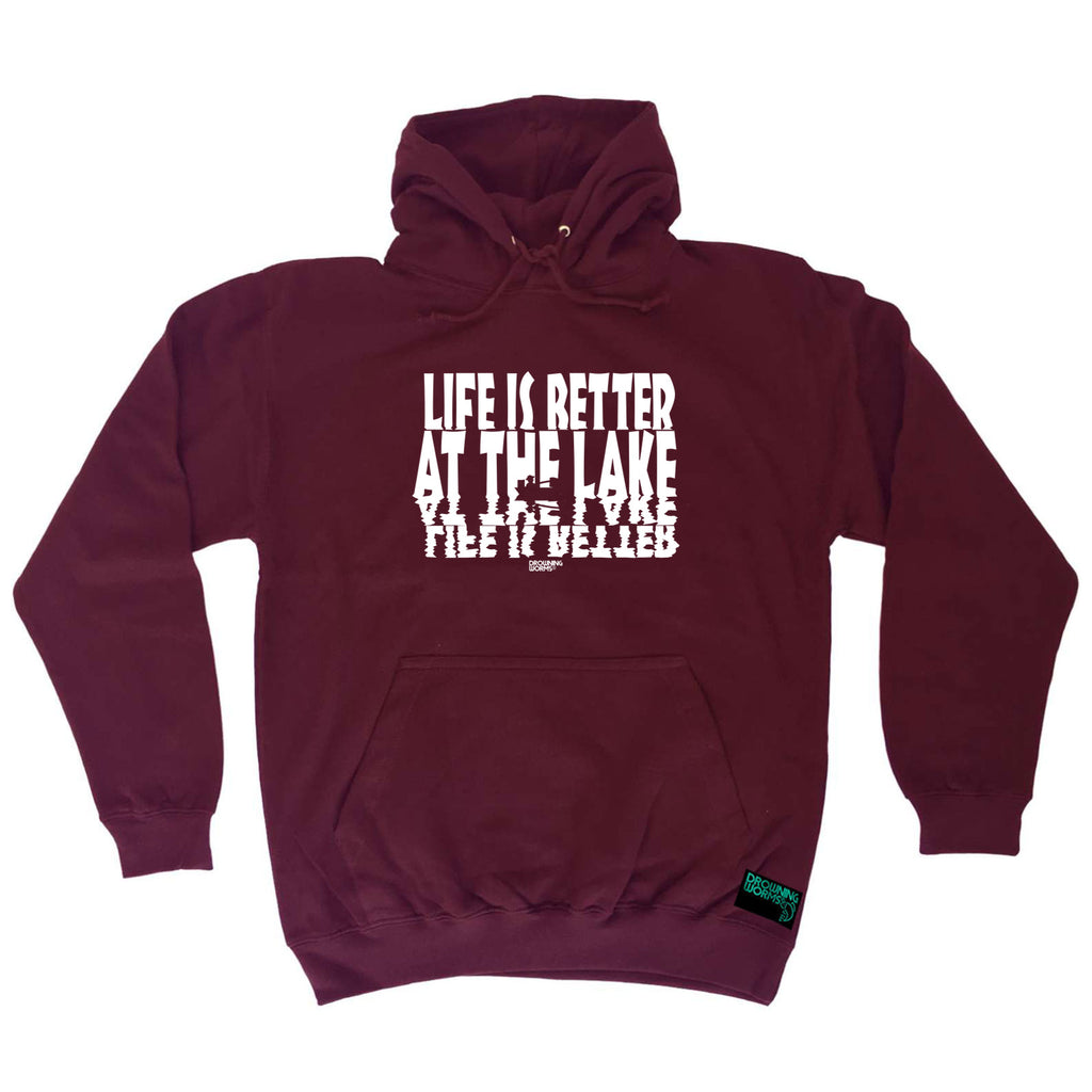 Dw Life Is Better At The Lake - Funny Hoodies Hoodie