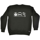 Pm Eat Sleep Ski - Funny Sweatshirt