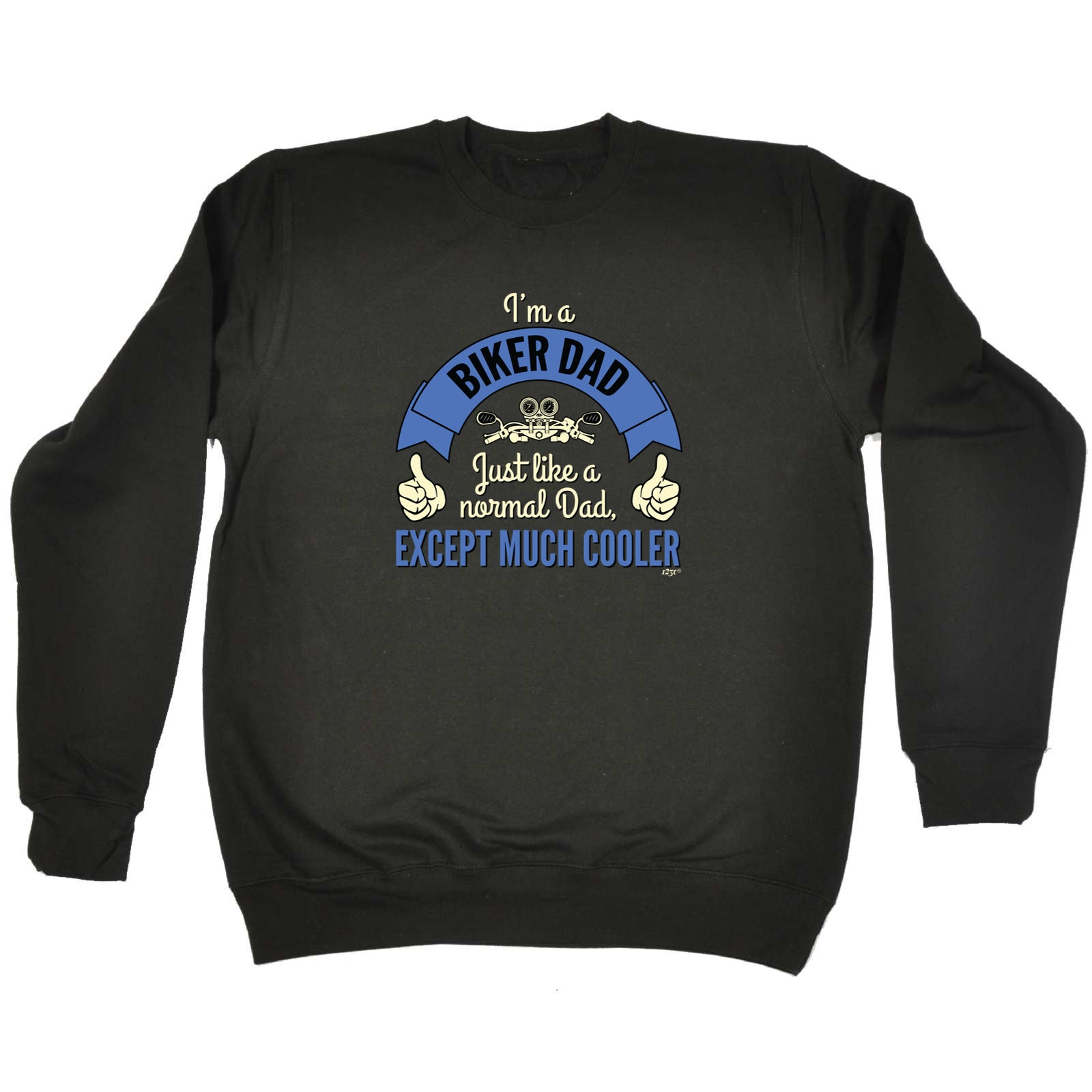 Im A Biker Dad - Funny Sweatshirt