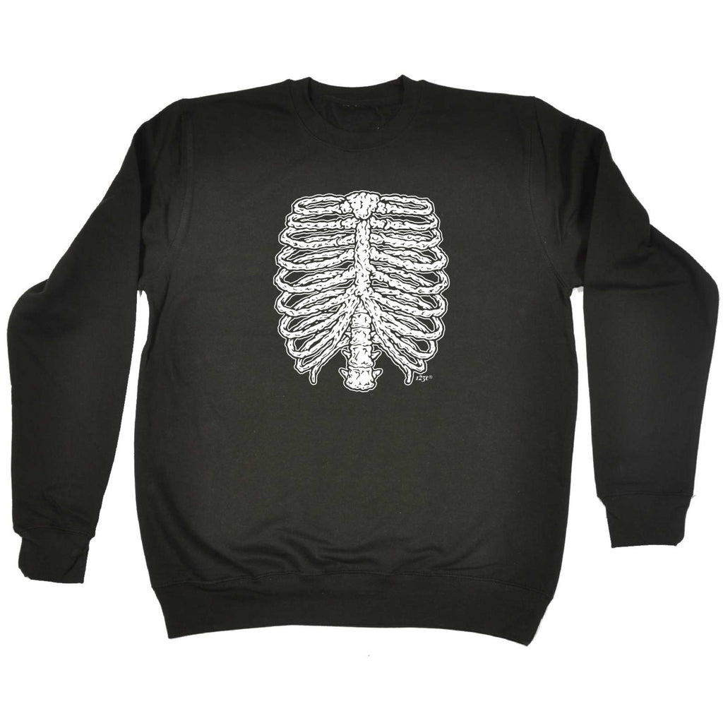 Skeleton Ribs Halloween - Funny Sweatshirt
