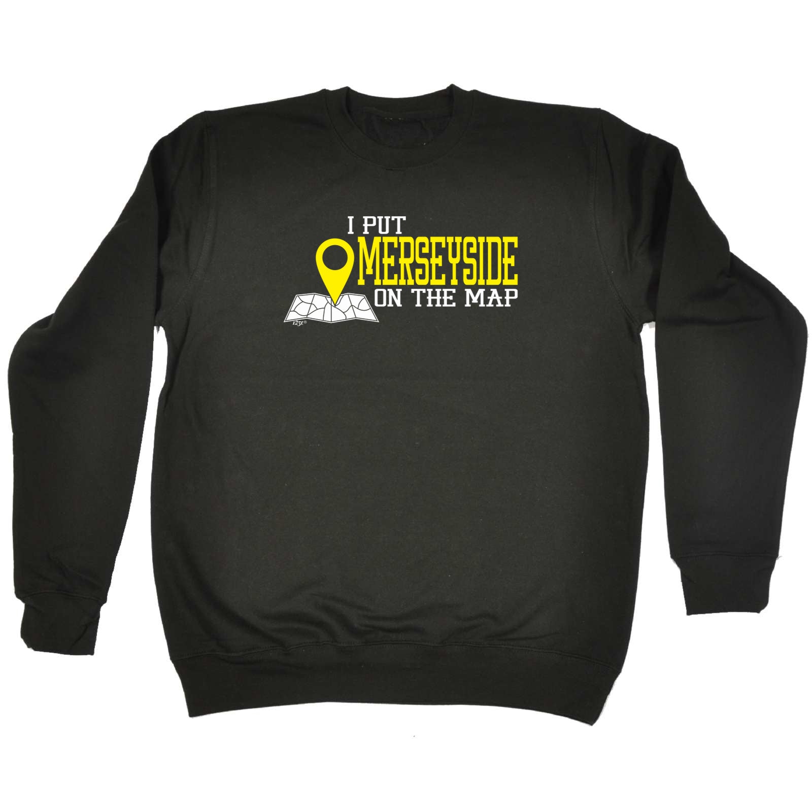 Put On The Map Merseyside - Funny Sweatshirt