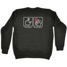Push Bacon Receive Bacon - Funny Sweatshirt