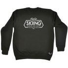 Pm Skiing Makes Me Happy - Funny Sweatshirt