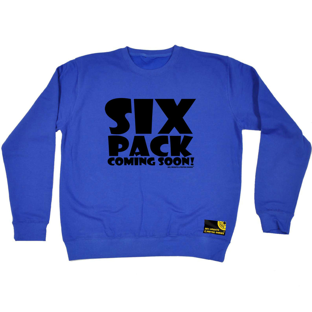 Swps Six Pack Coming Soon Black - Funny Sweatshirt