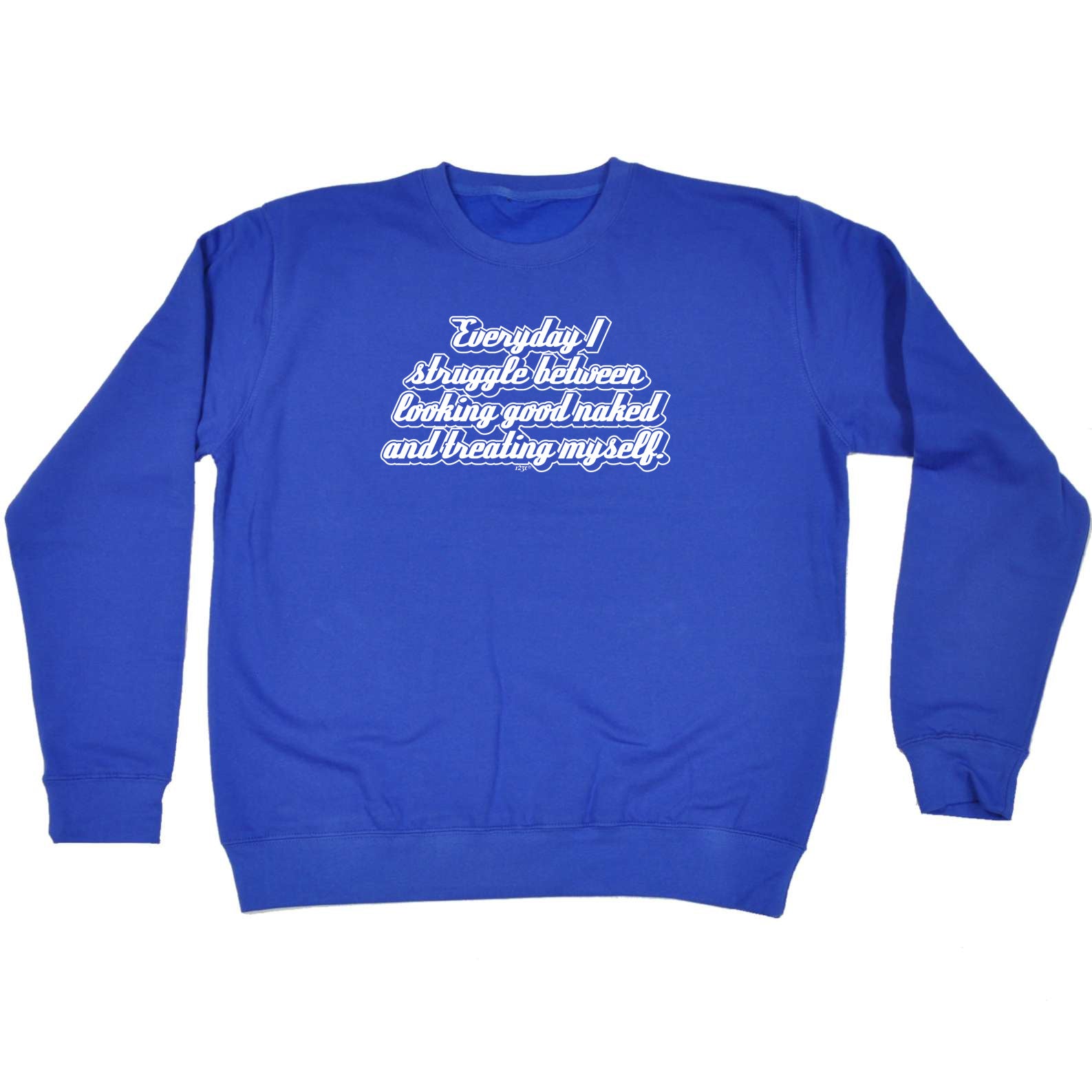 Everyday Struggle Between Looking Good Naked - Funny Sweatshirt