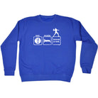 Eat Sleep Touchdown - Funny Sweatshirt