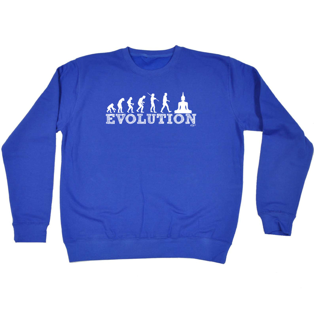 Evolution Buddha - Funny Sweatshirt