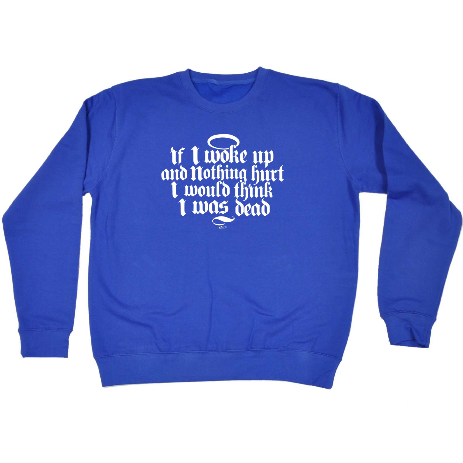 If Woke Up And Nothing Hurt Would Think Was Dead - Funny Sweatshirt