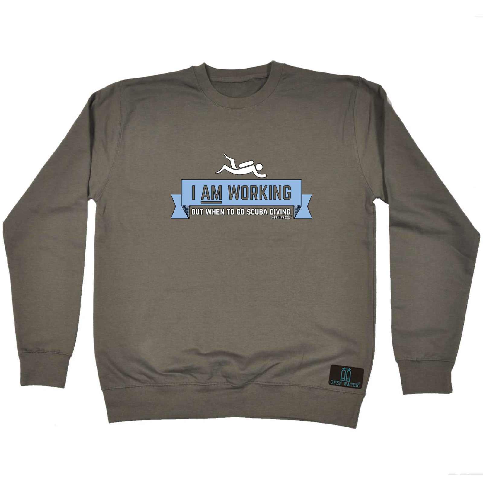 Ow I Am Working Out Scuba Diving - Funny Sweatshirt