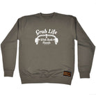 Rltw Grab Life With Both Hands - Funny Sweatshirt