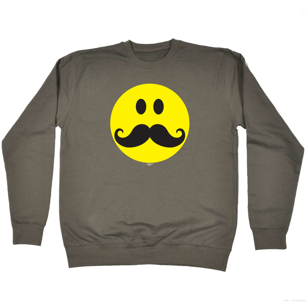 Moustache Smile - Funny Sweatshirt