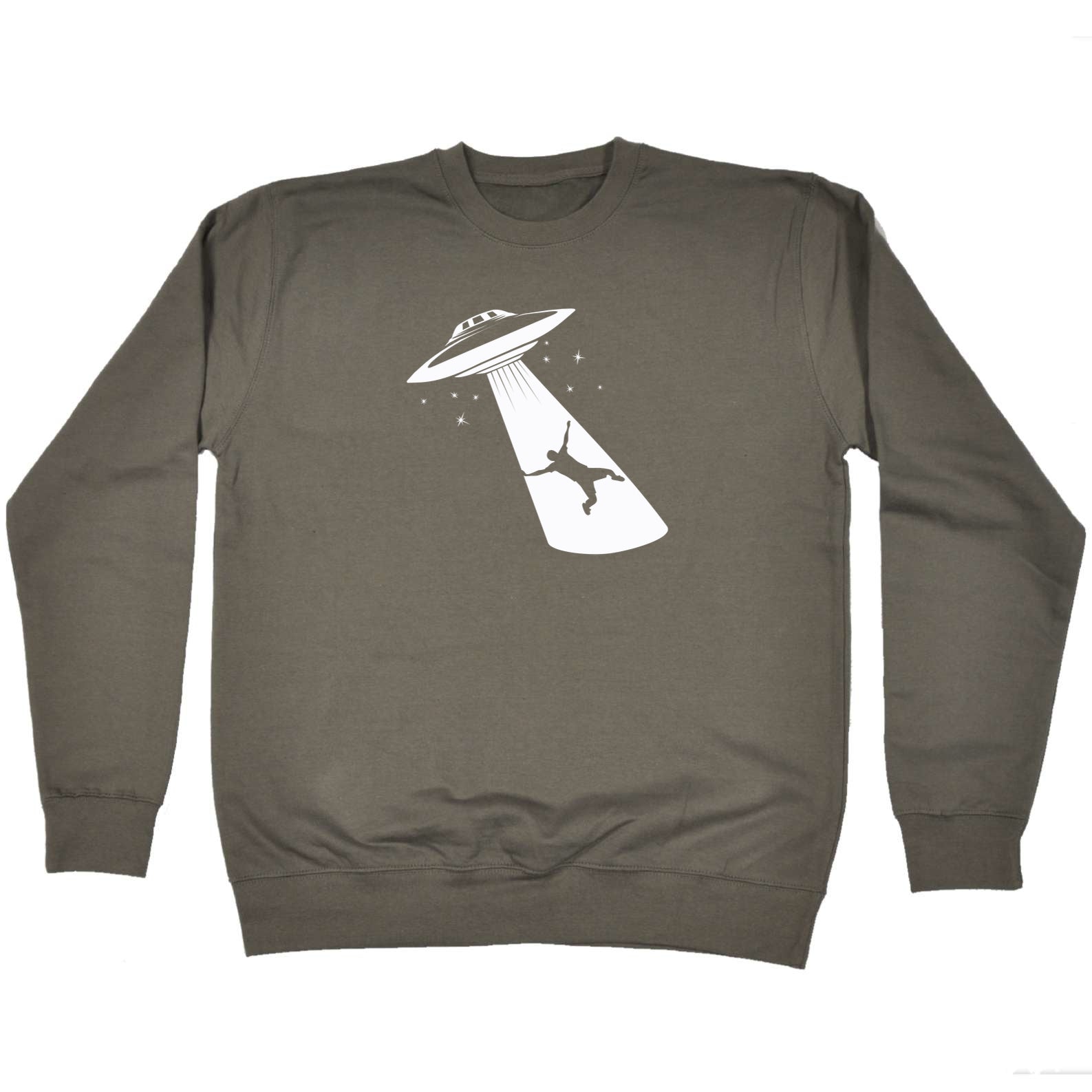 Ufo Abduction White - Funny Sweatshirt