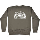 Youre Looking At An Awesome Flight Attendant - Funny Sweatshirt