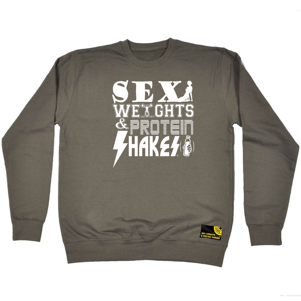 Swps Sex Weights Protein Shakes D2 - Funny Sweatshirt